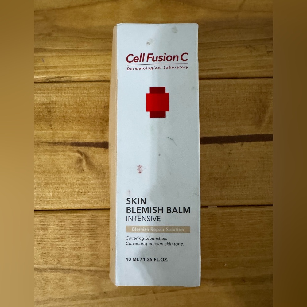 Cell Fusion C Skin Blemish Balm Intensive - White & Red Packaging